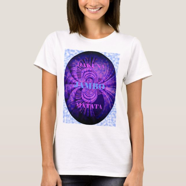 Cosmic Hakuna Art Print T-Shirt (Front)
