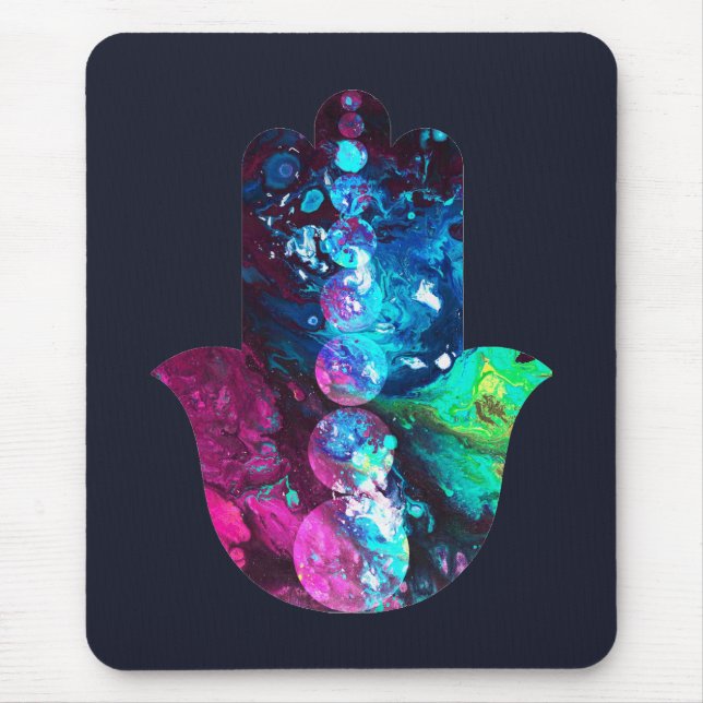 Cosmic Hamsa Mouse Pad (Front)