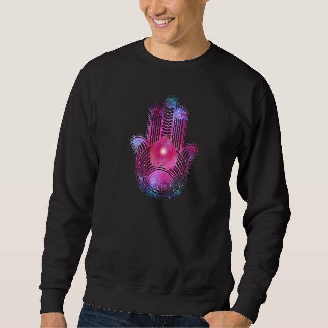 Cosmic Hand Spiritual Buddha Zen Sweatshirt (Front)
