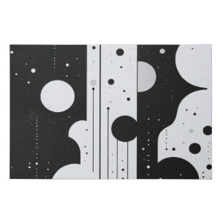 Cosmic Harmony Faux Canvas Print