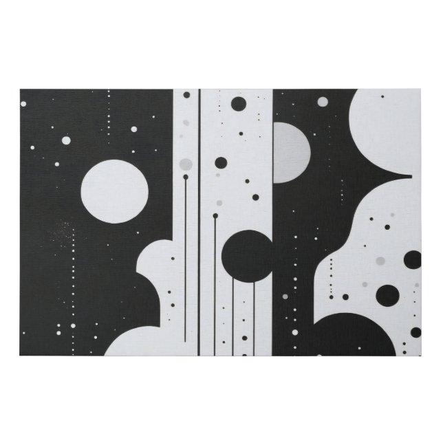 Cosmic Harmony Faux Canvas Print (Front)
