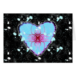 Cosmic Heart Valentine Love Cards