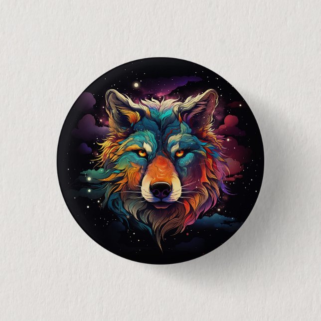 Cosmic Howl Button (Front)