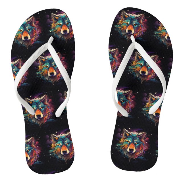 Cosmic Howl Flip Flops (Footbed)