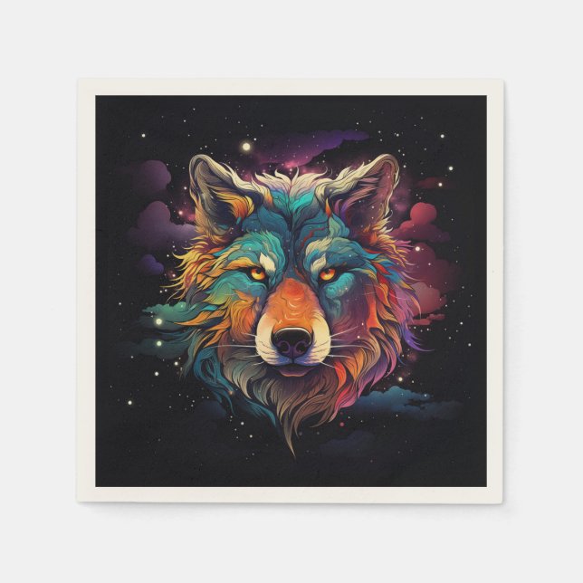 Cosmic Howl Napkins (Front)