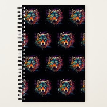 Cosmic Howl Notebook by colorfulworld at Zazzle