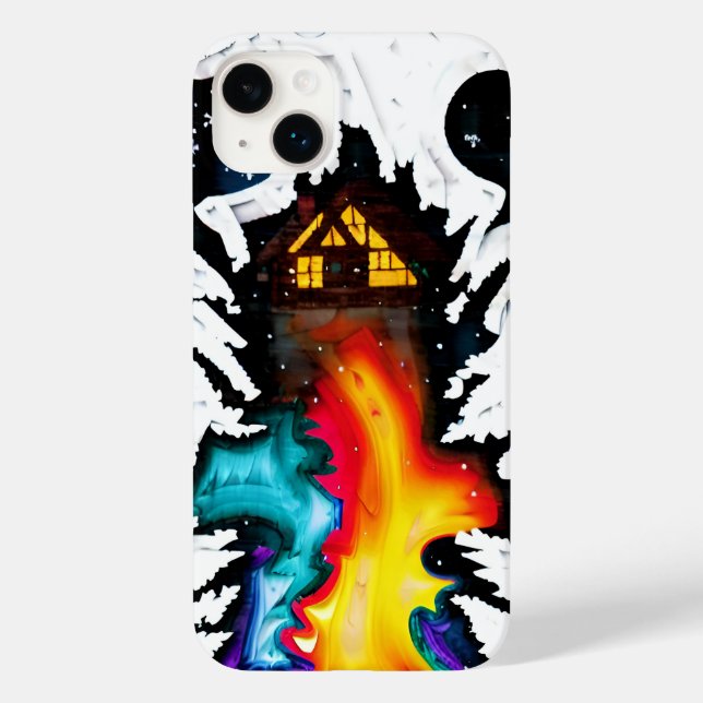 Cosmic Ice Castle Covering Peaceful home Case-Mate iPhone Case (Back)