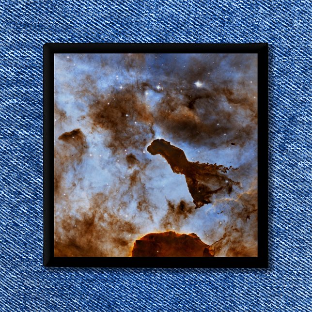 Cosmic Ice Celestial Space Photo Button (Cosmic Ice Carina Nebula Celestial Space Photo Button)