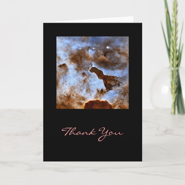 Cosmic Ice Letterpress Thank You Card (Front)