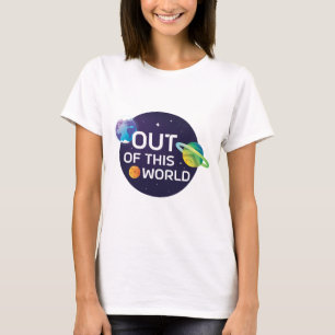 Cosmic Illustration Out of this World Outer Space T-Shirt
