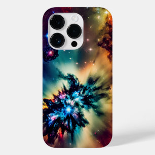 Cosmic indigo exploded mesmerizing space landscape Case-Mate iPhone 14 pro case
