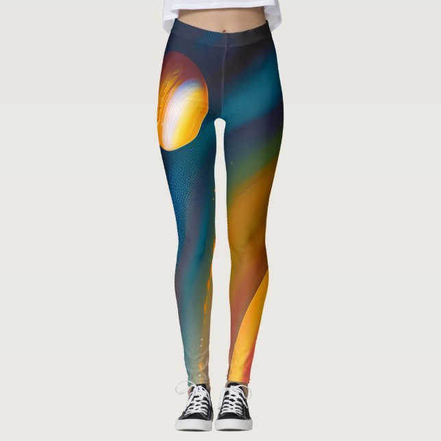 Cosmic-Inspired Leggings (Front)