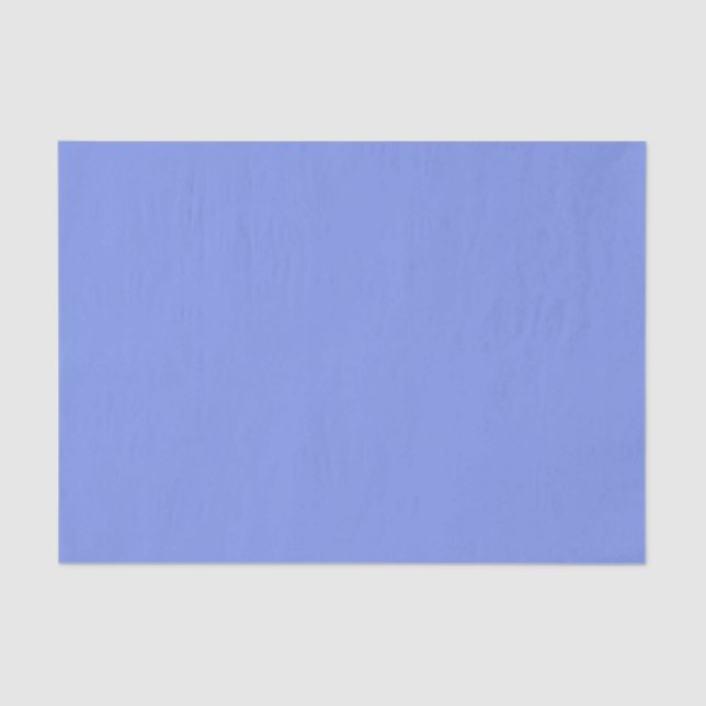 Cosmic Iris solid color pastel blue violet Tissue Paper (Front)