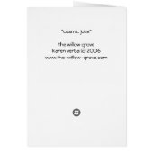 cosmic joke cards (Back)