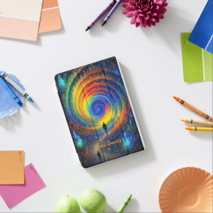 Cosmic Journey Galaxy Rainbow Light Surreal iPad Mini Cover
