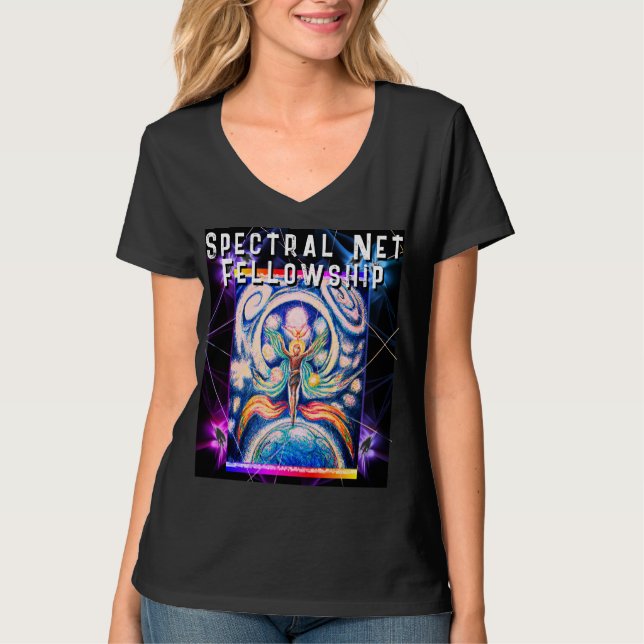 Cosmic Juggler Spectral Net Fellowship T-Shirt (Front)