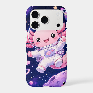 Cosmic Kawaii Axolotl iPhone 17 Pro Case