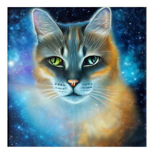Cosmic Kitty  Acrylic Print