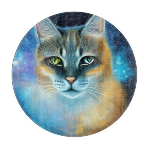 Cosmic Kitty Cutting Board