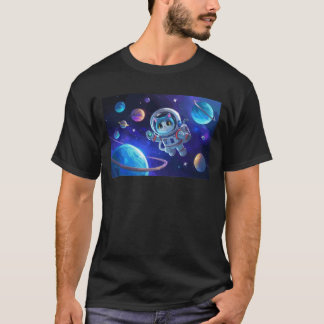 Cosmic Kitty Explorer T-Shirt