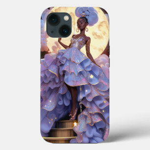 Cosmic Lady African American Fantasy Art iPhone 13 Case