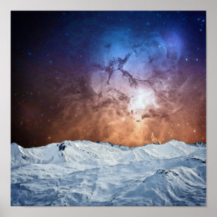 Cosmic Landscape Poster