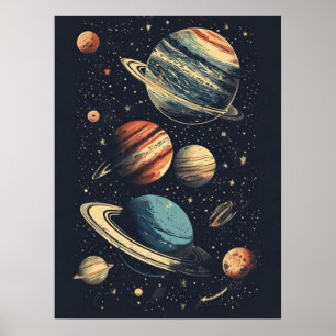 Cosmic Landscape Poster