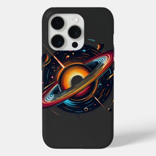 Cosmic Lightwave Gravitational Elegance iPhone 15 Pro Case