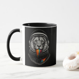 Cosmic Lion Drip Mug