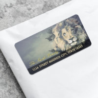 COSMIC LION KING | Custom Address Labels