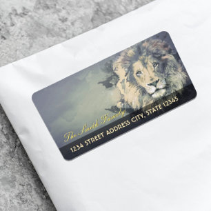 COSMIC LION KING Custom Address Labels