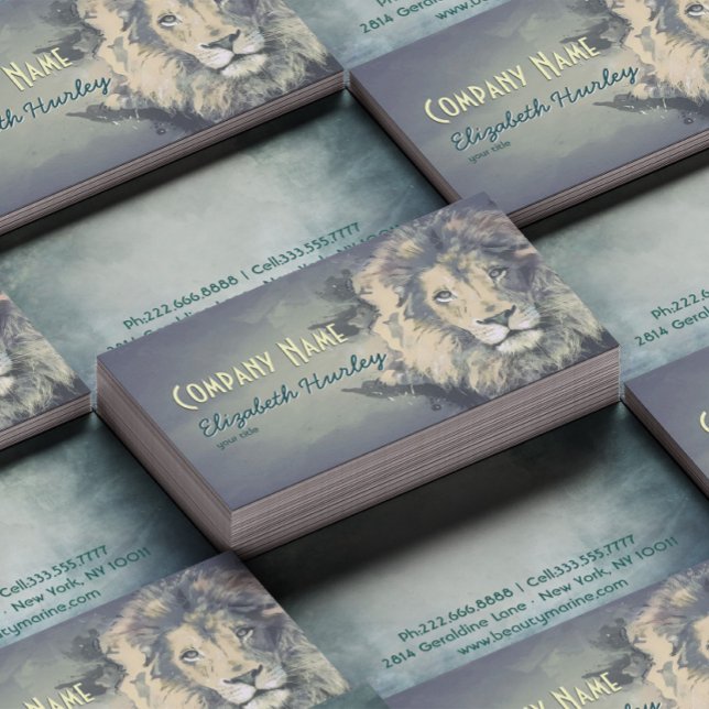 COSMIC LION KING | Custom Business Cards (Creator Uploaded)