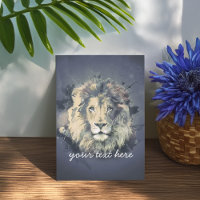 COSMIC LION KING | Custom Greeting Card