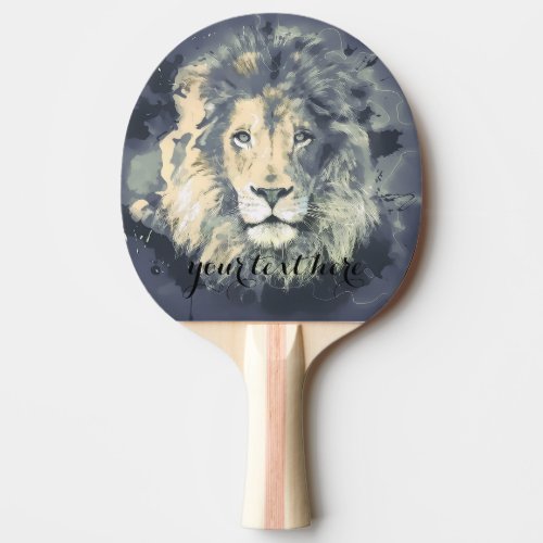 COSMIC LION KING  Custom Ping Pong Paddle