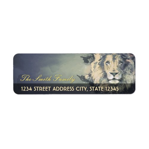 COSMIC LION KING  Custom Return Address Labels