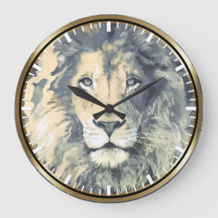 COSMIC LION KING   Custom Wall Clock