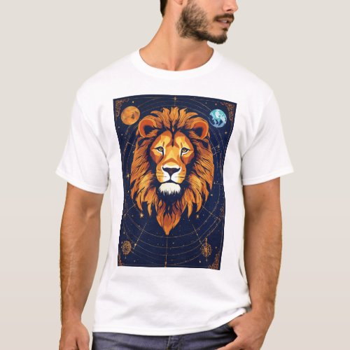  Cosmic Lion Logo T_Shirt design customer 