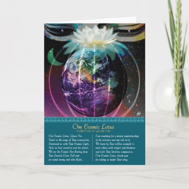 Cosmic Lotus Card (Front)