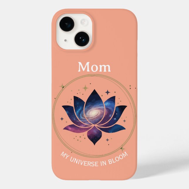 Cosmic Lotus Flower Mom Bloom Case-Mate iPhone Case (Back)