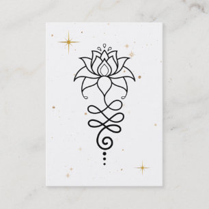 *~* Cosmic Lotus Nirvana + Sacred Geometry Business Card