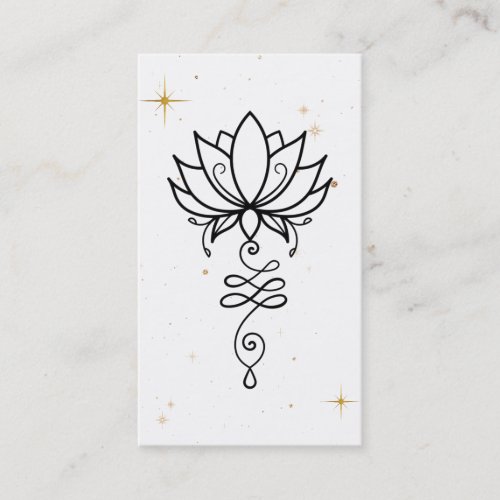  Cosmic Lotus Nirvana _ Sacred Geometry Business Card