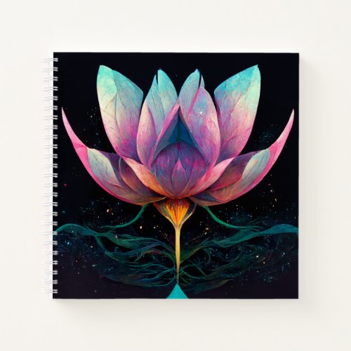 Cosmic Lotus Notebook