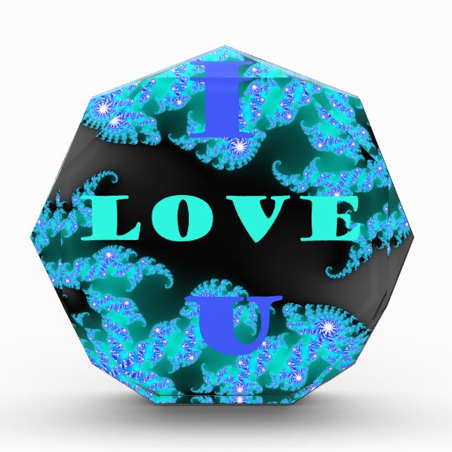 Cosmic Love Elements Art Print Acrylic Award (Front)