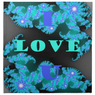 Cosmic Love Elements Art Print Cloth Napkin