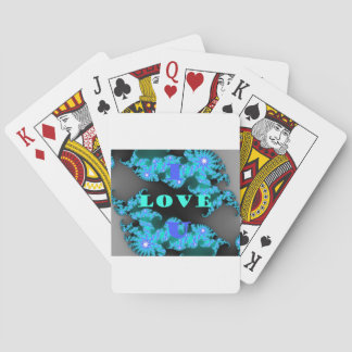 Cosmic Love Elements Art Print Poker Cards