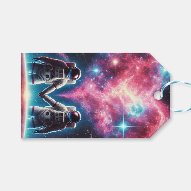 Cosmic Love Gift Tag (Front (Horizontal))