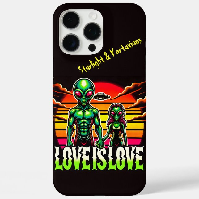 Cosmic Love Shared by Alien Couple Case-Mate iPhone Case (Back)