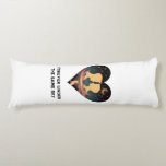 Cosmic Love Story Heart with Lovers and Fox Art Body Pillow