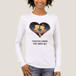 Cosmic Love Story Heart with Lovers and Fox Art Tri-Blend Shirt