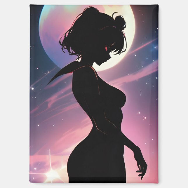 Cosmic Lunar Scout Anime Dream Magnet (Front)